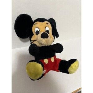 Mickey Mouse Disney Vintage Sitting Plush